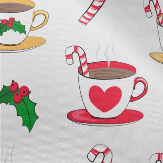 Christmas Decoration Coffee Chiffon