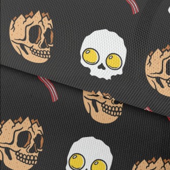 Skull Poached Egg Bacon Waterproof Oxford