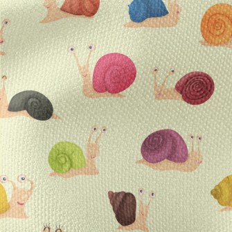 Colorful Snail Shells Waterproof Canvas