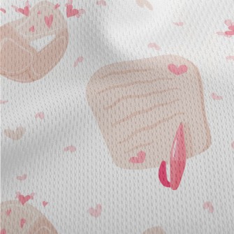 Cute Envelope Stationery Athletic Mesh Flat Back