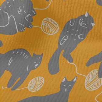 Cute Black Cat Terry