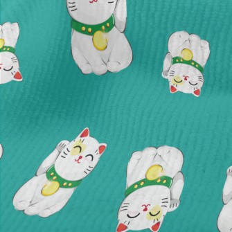 Smiling Lucky Cat Terry