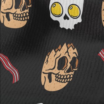 Skull Poached Egg Bacon Terry