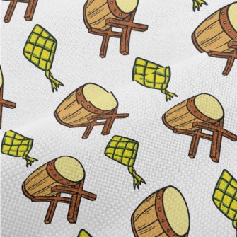 Taiko Drums And Kites Performance Linen