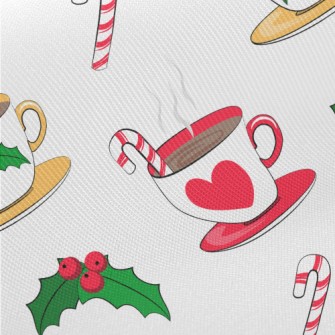 Christmas Decoration Coffee Twill