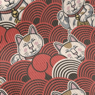 Serious Face Lucky Cat Standard Corduroy