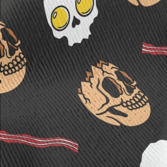 Skull Poached Egg Bacon Standard Corduroy
