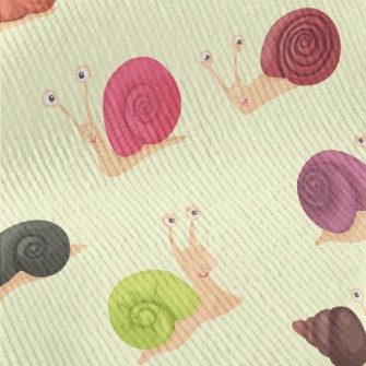Colorful Snail Shells Standard Corduroy