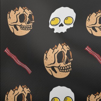 Skull Poached Egg Bacon Dobby