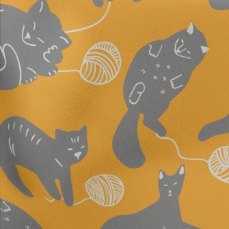 Cute Black Cat Stretch Ponte