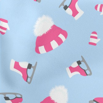 Fur Hat Skates Stretch Ponte