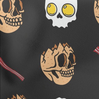 Skull Poached Egg Bacon Stretch Ponte