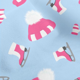 Fur Hat Skates Micro Fleece