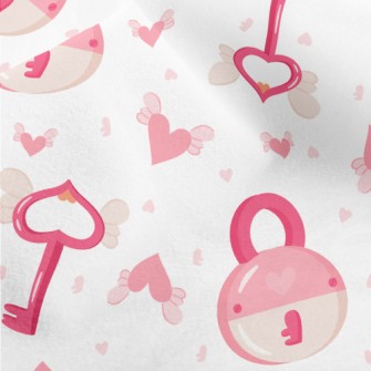 Love Wings Lock Micro Fleece