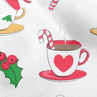 Christmas Decoration Coffee Micro Fleece
