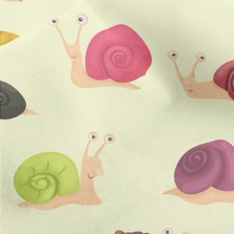 Colorful Snail Shells Micro Fleece