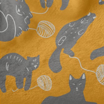 Cute Black Cat Minky