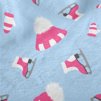 Fur Hat Skates Minky