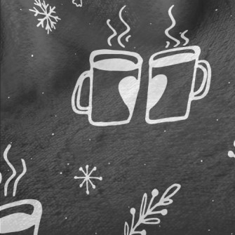 Couple Cup Of Hot Tea Minky