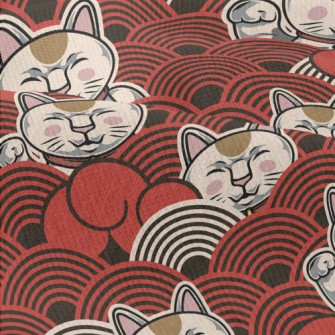 Serious Face Lucky Cat Modern Jersey