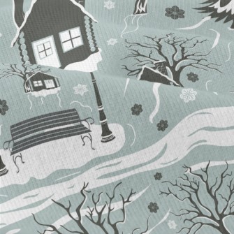 A Cozy Town In The Snow Modern Jersey