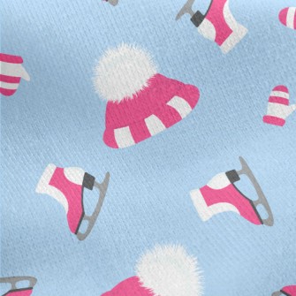 Fur Hat Skates Jersey Backed Fleece