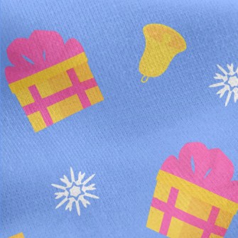 Small Bell Gift Box Jersey Backed Fleece