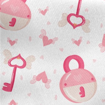 Love Wings Lock Jersey Backed Fleece