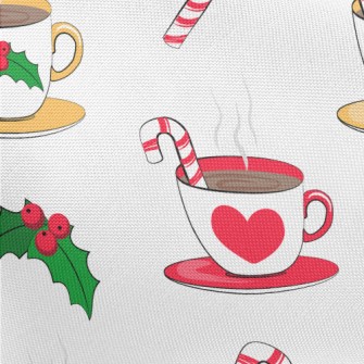 Christmas Decoration Coffee Pongee