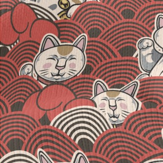 Serious Face Lucky Cat Stretch Jersey