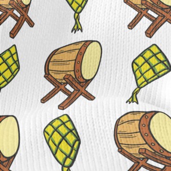 Taiko Drums And Kites Stretch Jersey