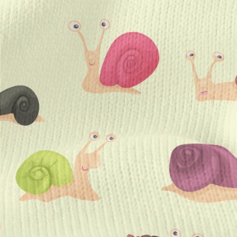 Colorful Snail Shells Stretch Jersey