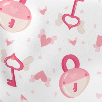 Love Wings Lock Lightweight Cotton Poplin