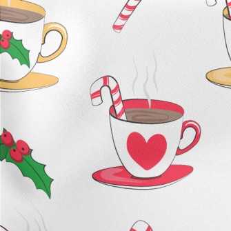Christmas Decoration Coffee Lightweight Cotton Poplin