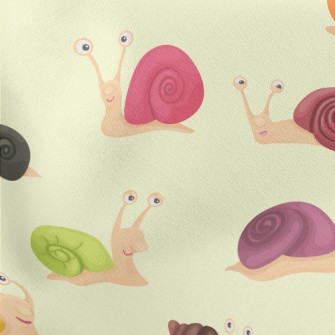 Colorful Snail Shells Lightweight Cotton Poplin