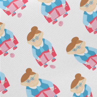 Grandma&#39;s Hand-knitted Sca Midweight Cotton Poplin