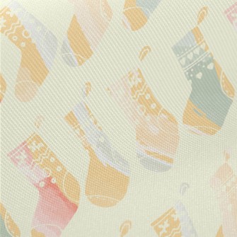 Warm Totem Wool Socks Midweight Cotton Poplin