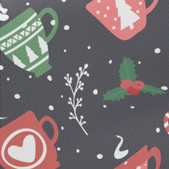 Christmas Mug Midweight Cotton Poplin