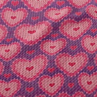 Gorgeous Psychedelic Love Birdseye Piqué