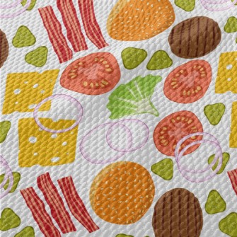 Sliced Burger Ingredients Birdseye Piqué