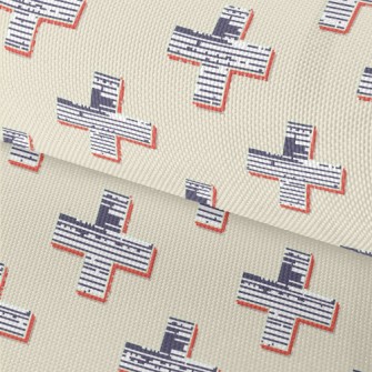 Retro Striped Cross Waterproof Oxford