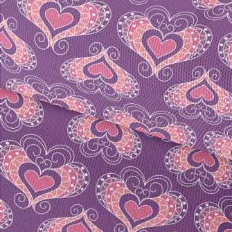 Splicing Tile Heart Waterproof Oxford