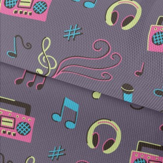 Retro And Charming Music Waterproof Oxford