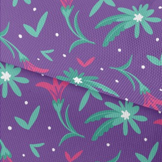 Small Flowers With Green Leave Waterproof Oxford