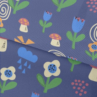 Fairy Tale World Flower Waterproof Oxford