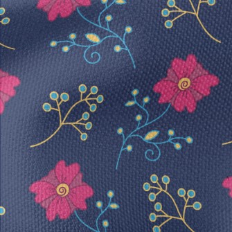 Flowers Blooming In The Dark N Waterproof Canvas