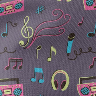 Retro And Charming Music Waterproof Canvas