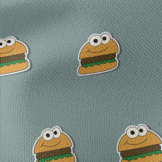 Big Eyes Burger Waterproof Canvas
