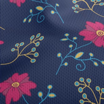 Flowers Blooming In The Dark N Athletic Mesh Flat Back