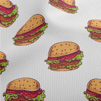 Delicious Big Mac Burger Athletic Mesh Flat Back